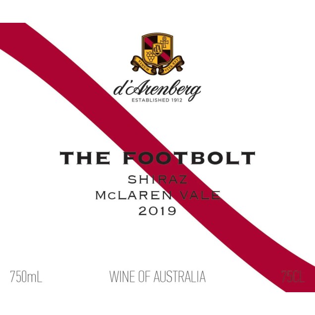 The Footbolt Shiraz d'Arenberg 2019