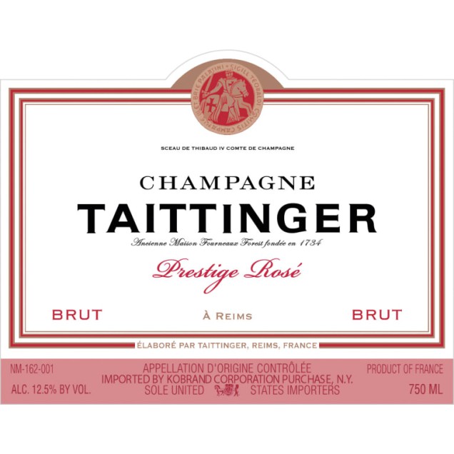 Champagne Taittinger Brut Prestige Rosé