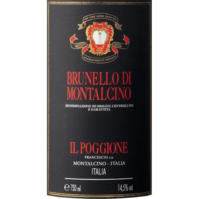 Brunello di Montalcino DOCG Il Poggione  2018.