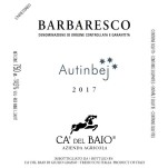 Barbaresco Autinbej Cá del Baio 2019