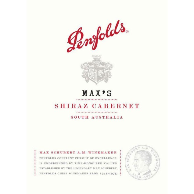 Penfolds Max's Shiraz-Cabernet 2018