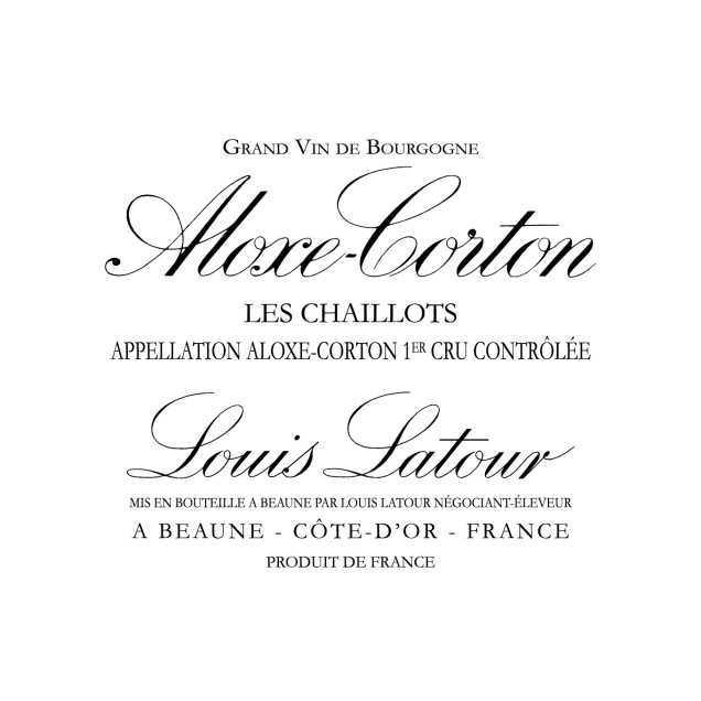 Louis Latour "Les Chaillots" Aloxe-Corton 1er Cru 2017 