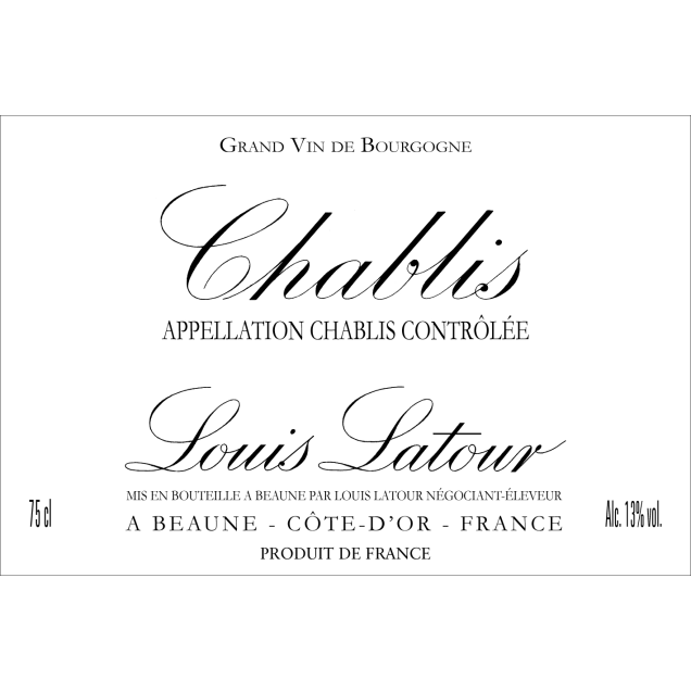 Chablis A.O.C - Louis Latour  2022 