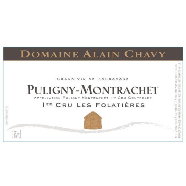 Puligny Montrachet 1er Cru "Les Folatières" 2020 Domaine Alain Chavy