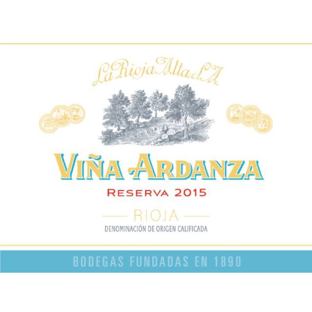 Viña Ardanza Reserva 2015 La Rioja Alta S.A 