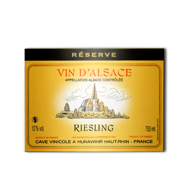 Alsace Riesling Réserve Hunawhir 2021 