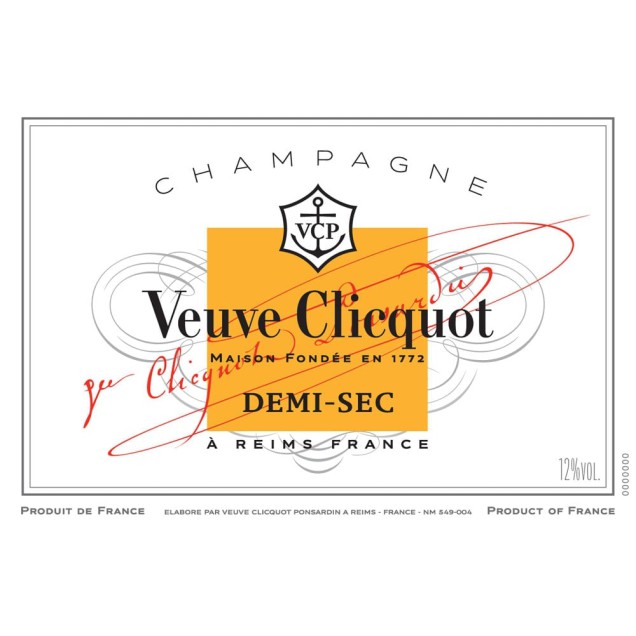 Champagne Veuve Clicquot Demi-Sec 