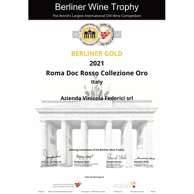 Roma Rosso Collezione Oro 2021 