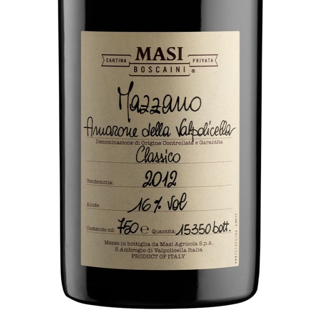 Masi Mazzano Amarone della Valpolicella Classico DOCG 2012