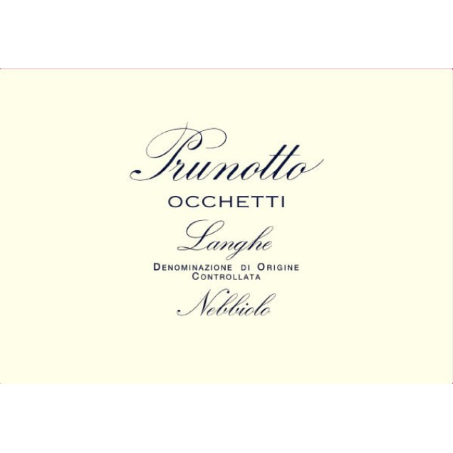 Prunotto Occhetti Langhe Nebbiolo 2017