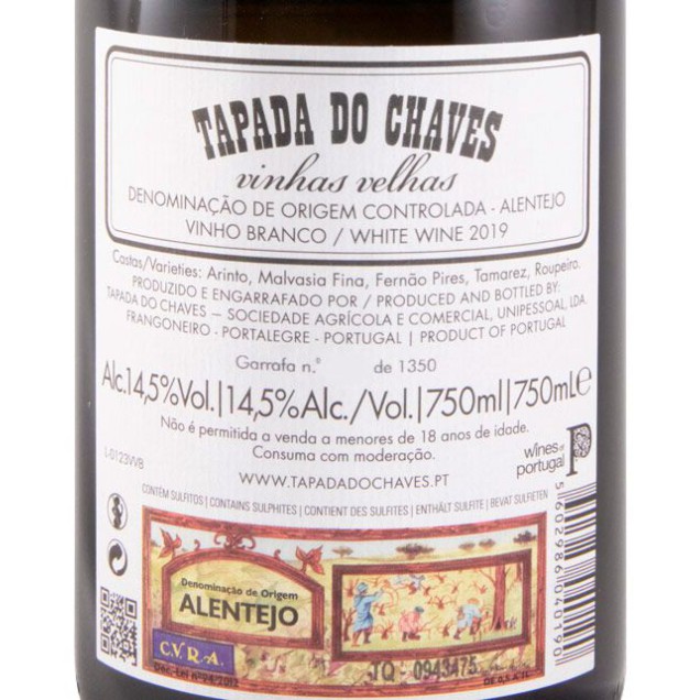 Tapada do Chaves Vinhas Velhas Branco 2019