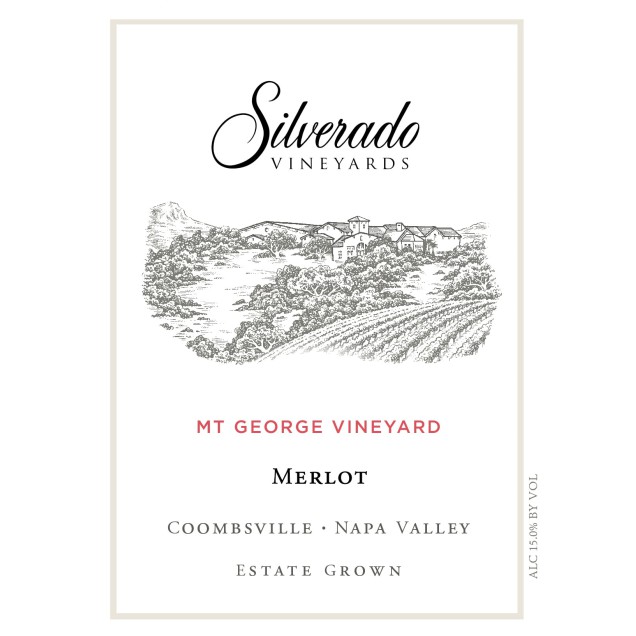 Mt. George Merlot Silverado Vineyards 2018 Napa Valley